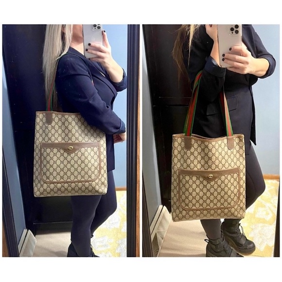 SOLD❌Authentic GUCCI Monogram Large tote bag - Picture 5 of 16